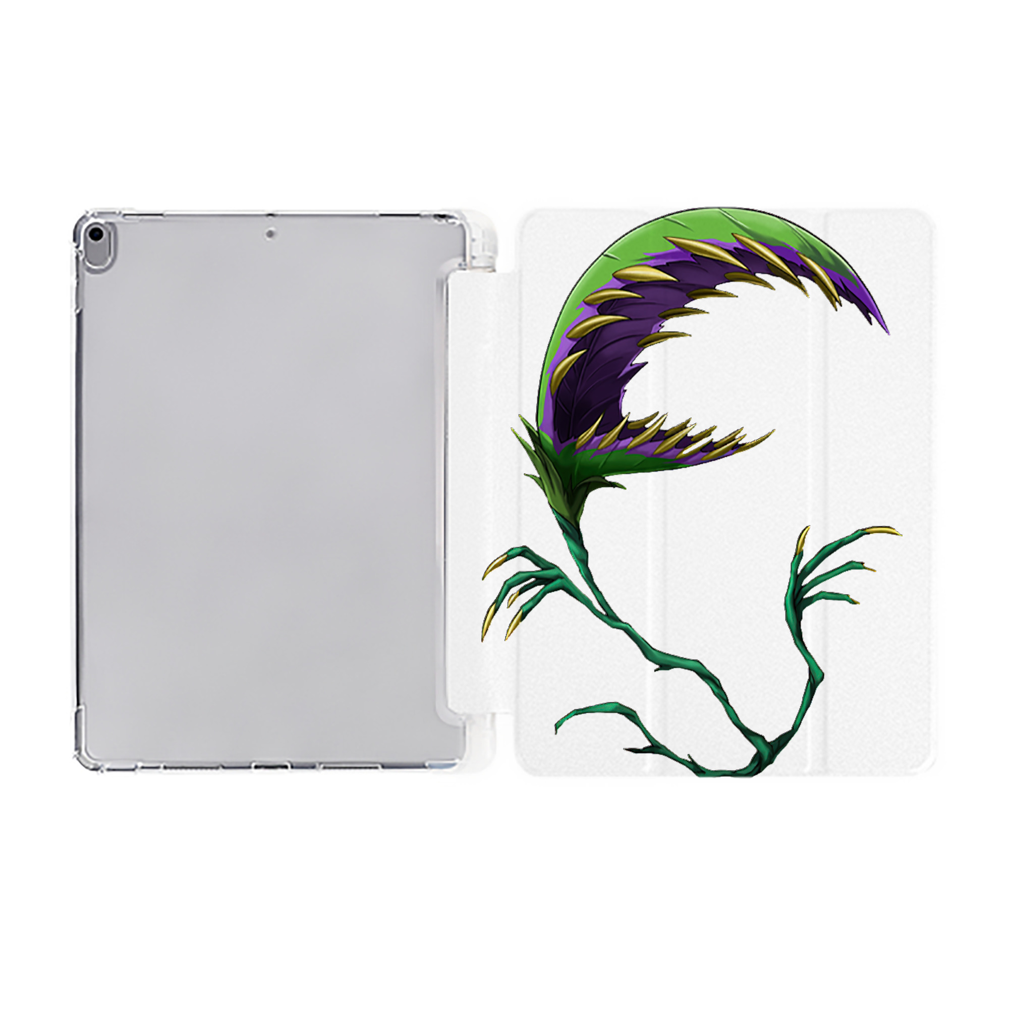 （画像用） 遊☆戯☆王 Yu-Gi-Oh! IPad ケース ペン収納付き 三つ折りスタンド PUレザー×シリコン 対応機種9.5/10.5/10.9インチ